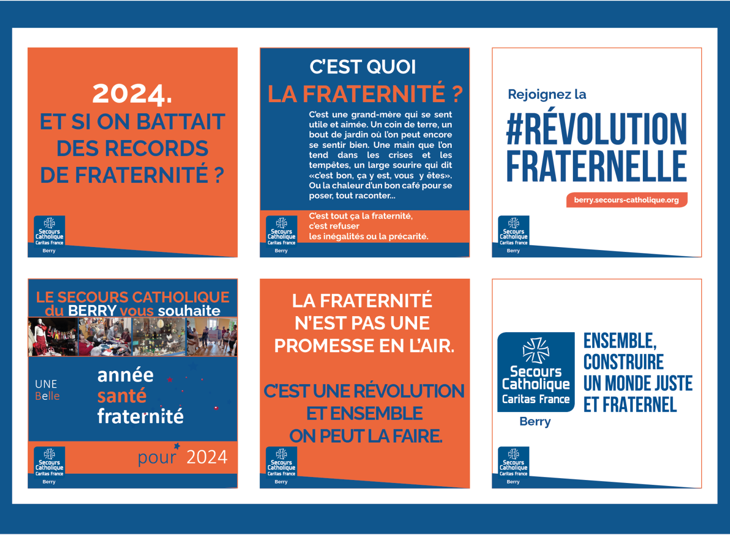 Voeux 2024 Secours Catholique du Berry